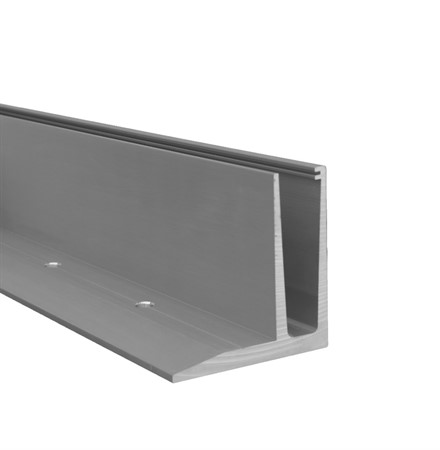KM-506 Alu floor F-profil Anodized finish L=5 M