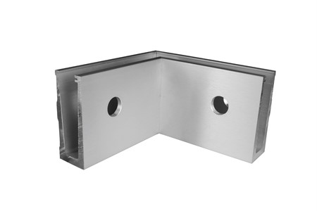 KM534 Alu wall profil corner New Internal Satin finish
