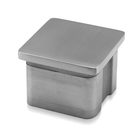 KSQ-001 Square end cap flat OD 40x40x2.0mm