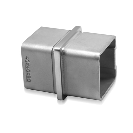 KSQ-005 Square connector OD 40x40x2.0 mm